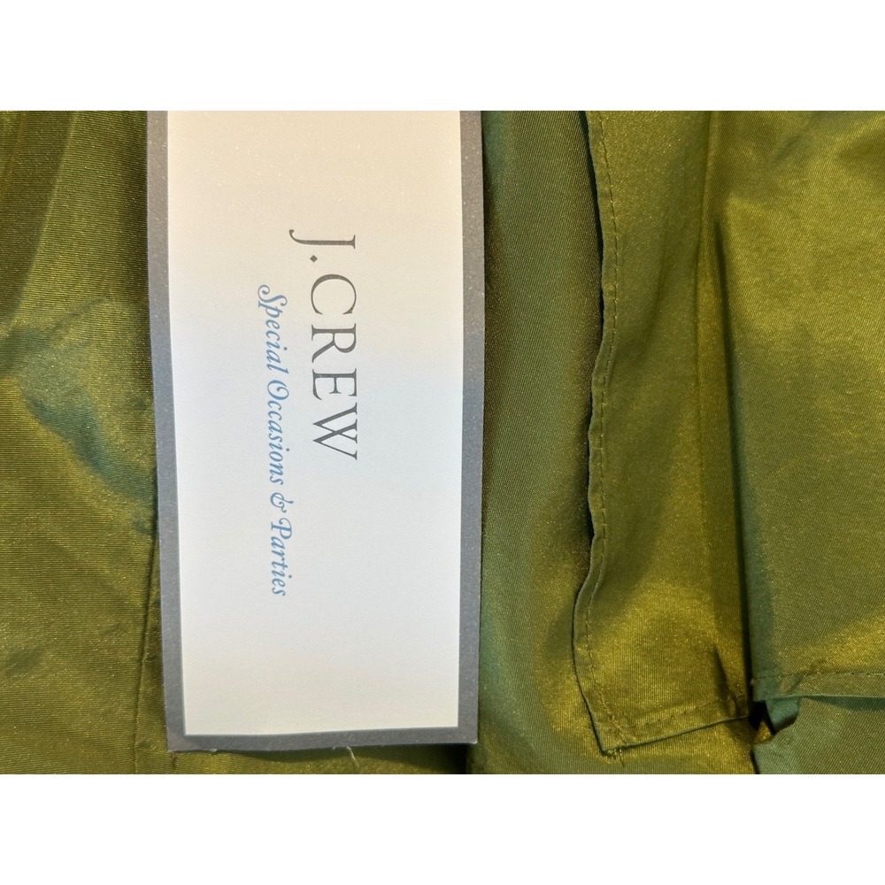 New With Tags, J.Crew Lorelei 100% Silk Strapless Cocktail Dress Size 8 - Picture 6 of 7